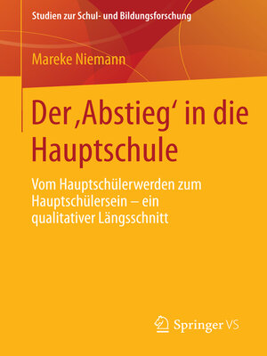 cover image of Der ‚Abstieg' in die Hauptschule